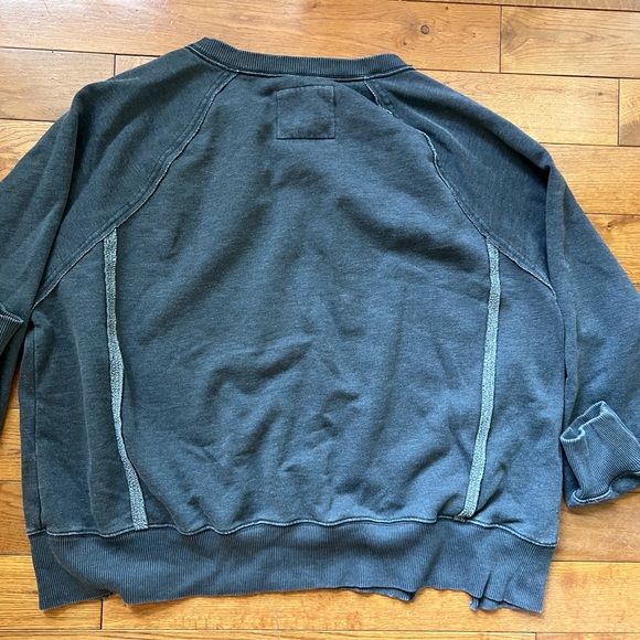 AE Big Hug Oversized Notch Neck Sweatshirt - Picture 2 of 3